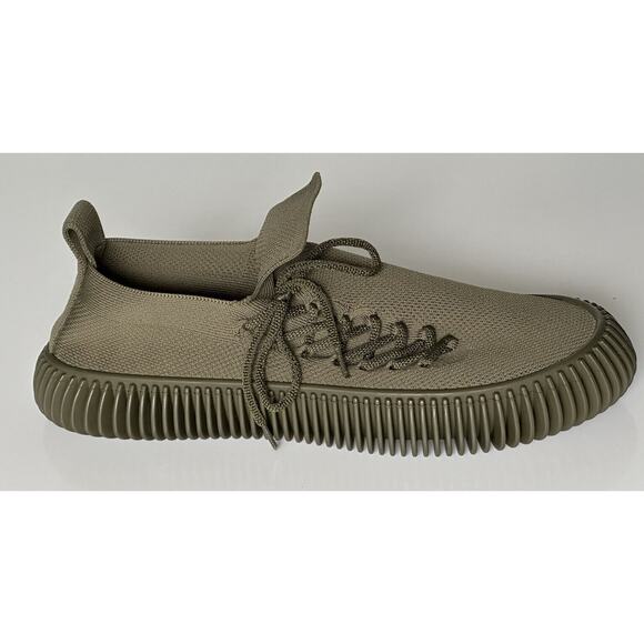 NIB $920 Bottega Veneta Men\'s Tech Knit Stretch Khaki Sneakers 9 US (42) 690112